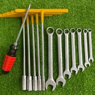 (Free Screws with 2 Barbed Handle Heads)ComBo 5 T-Locks and 7 Wrench Locks