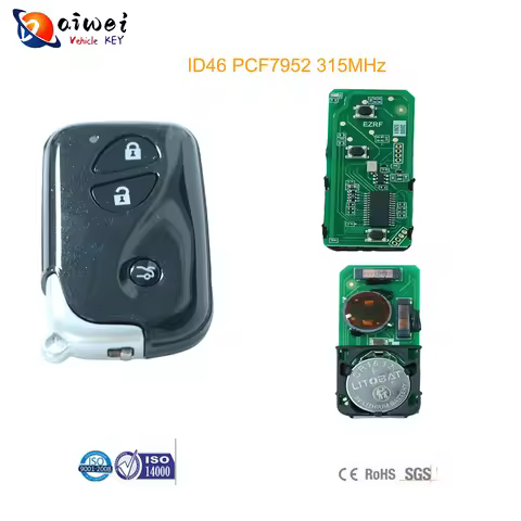 As Original ID46 PCF7952 315MHz Universal Smart Card Car Remote Key For BYD G3/ L3/ F3 /FO /G3R /S6/