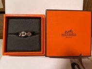 全新 Hermes 愛馬仕 豬鼻 戒指 silver ring  chaine d Ancre enchainee ring