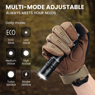 【EX hot】 SOFIRN SK30 2800lm Tactical Flashlight 392m SFT70 6500K LED Light 21700 USB C Rechargeable 