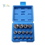 14PCS Female E Star Torx Socket Set E4-E24 E-Torx External Hex Socket Insert