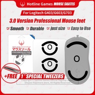 2Sets/4Sets Hotline Games 3.0 Gaming Mouse Feet Skates for Logitech G403/G603/G703 Professional Mice