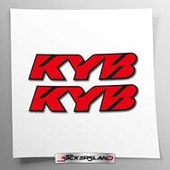 Sticker Set Compatible with KYB Forks, Sticker for Motorcycle Fork, Vinyl Sticker, Easy to UV, UV Pr