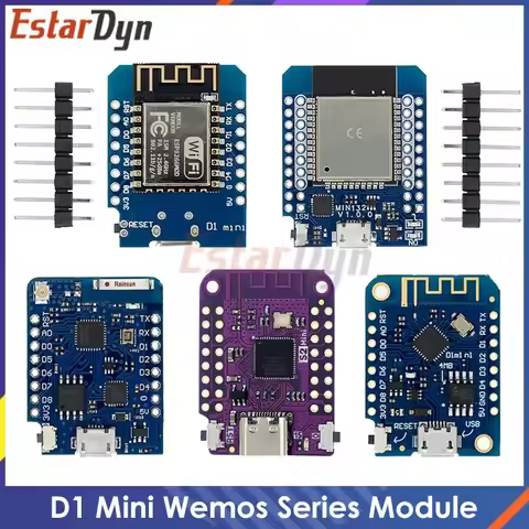 D1 Mini ESP8266 ESP-12 ESP-12F CH340G V2 USB WeMos D1 Mini WIFI Development Board D1 Mini NodeMCU Lu