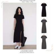 76398 - Front Slit (S,M) - Dress