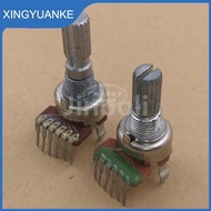 Double 2PCS RK1212G FC280 Vertical 6Pins B50K Audio Volume Adjustment Rotary Potentiometer B503 Flow