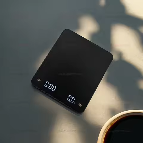 Digital Coffee Scale 0.1g to 3kg with Timer LED Screen Espresso USB High Precision Kitchen Scale for