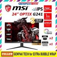 MSI Optix G241 Gaming Monitor with FULL HD (24"/Full HD/144Hz/IPS Panel/1ms)