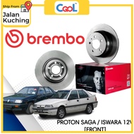 BREMBO PROTON DISC BRAKE ROTOR & BRAKE PAD SAGA ISWARA 12V  FRONT