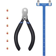 Zonon Bow String Nocking Points Pliers Strings Knock Set T Shape Bow Square Ruler Nocking Buckle Pli