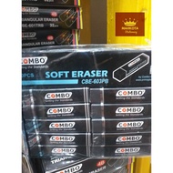Soft Eraser CBE-603/ Pencil Eraser Long Peregi/ Black Pencil Eraser/ Pencil Eraser Rubber Eraser