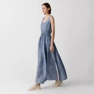 He Using Women's Denim Dress Silk Long New Style Imitation icic Blue Style