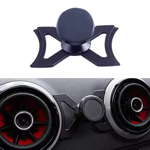 Car Phone Holder For Audi A3 S3 RS3 8P Air Vent Mount Car Styling Bracket GPS Magnet Stand Rotatable