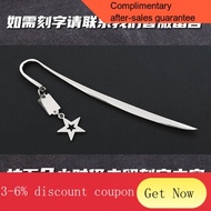 YQ59 Customized Lettering Metal Bookmark Simple Student Cute Letter Opener Wholesale Jin Kaisi Creative Hairpin a Variet