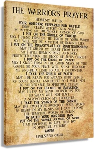 Armor of God Prayer Poster Ephesians 610?18-christian Bible Verses Poster Decoration Living Room Ver