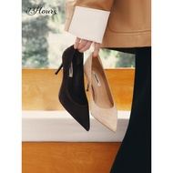 73hours Women's Shoes Stretchable Atmosphere Autumn New Style High Heels Women's Stiletto Heel Commu