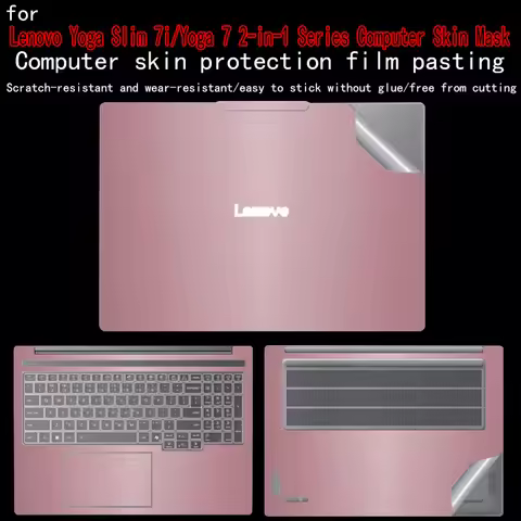 For Lenovo Yoga 7i 2-in-1 Gen 10/Yoga Pro 7i Gen 10 Laptop Skin Mask Slim 7 Shell Film Yoga 9i 2-in-