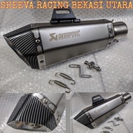 Akrapovic racing exhaust import silencer only ZX250 R25 CBR250RR XMAX Original