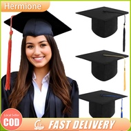 Graduation Hat Topi Konvo Unisex with tassel University High School Congrats Grad Degree Mortar Boar