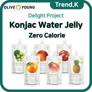 Olive Young/ Delight Project Konjac Water Jelly/ Zero Calorie/ Zero Sugar/ 6 Flavors/ Diet Drink