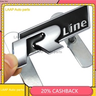 LAAP 3D Metal R Line Rline Car Grill Badge Emblem Car Styling Sticker For Volkswagen VW Polo Golf 6 