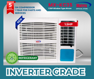 Matrix Aircon Shop PH - Mx-KC35 Matrix 1.5HP Window Type Air Conditioner (Inverter Grade), featuring powerful cooling capacity, energy efficiency, and quiet operation. Enjoy eco-friendly refrigerant, easy installation, and aircon for small room