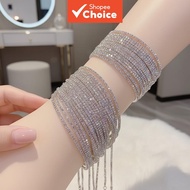 Sparkling Chain Anklet for Weddings and Photo Shoots