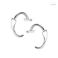 【CH】 Stainless Steel Clip on Jewelry Exaggerated Jewelry for Parties and Cosplay
