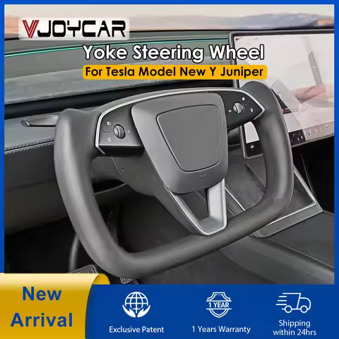 2025 Yoke Handle for New Model Y Juniper Heating Yoke Steering Wheel For Tesla Personalized Racing L
