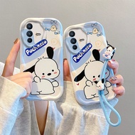 Caing Vivo V23 5G Casing Compatible With Cute Cartoon Cream Edge Soft Silicone Phone Casing TY-NYDK