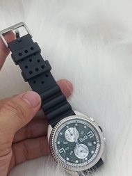 ĐỒNG HỒ NAM D&G SIZE 43 MÁY PIN CAO CẤP INOX DÂY CAO SU