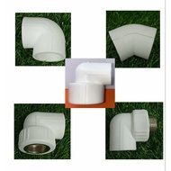 PPR fittings plain/thred Elbow 90degree/45degree female/male elbow