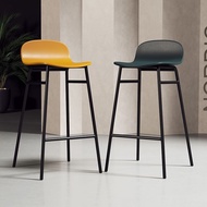Bar Stool Simple Bar Stool Nordic Home Minimalist Light Luxury High Stool Bar Stool Bar Stool Iron A