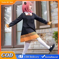 【Ready stock】Anime Spy x Family Cosplay Anya Forger Costume Cosplay Anya Forger Dress Suit Halloween