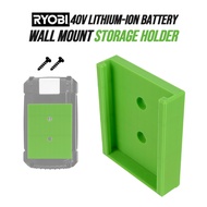 Wall Mount Battery Holder for Ryobi 40V Batteries – Secure Organizer