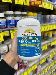 Natures Way Odourless Fish Oil 1500mg
