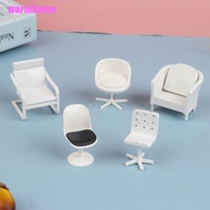 WMPH 1:20 Dollhouse Miniature Furniture Chair Sofa Stool Model Doll House Decor Toy