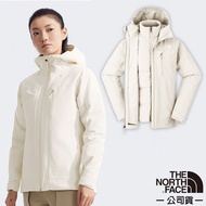[United States The North Face] Women's Two-Piece Warm Windproof Hooded Waterproof Jacket DRYVENT Dow
