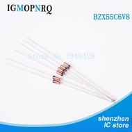 200 Pieces/Batch BZX55C6V8 1/2W 6V8 6.8V 0.5W Zena Diode DO-35 Diode