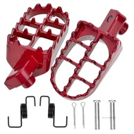 Dirt Bike Footrest Aluminium Footpeg Pedals for XR50R PW50 CRF70 TW200 KLX110 CRF50 50cc 70cc 90cc 1