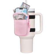 Water Bottle Pouch for Stanley Quencher Adventure 40oz & Stanley IceFlow 20oz 30oz,tumbler pouch wit