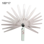 Feeler Gauge 10cm/4inch Measure Tool 0.02 To 1mm For Inspection Clearance