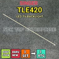 SINGER TLE420 TV LED BACKLIGHT BARU NEW READY STOCK