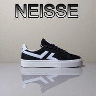 LOKAL Men's shoes, black and white Suede shoes, local brand, neisse brand, men's school shoes