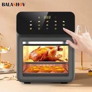 10L Large Capacity Electric Air Fryers Oil-free Automatic Household Kitchen 360°Baking Convection Ov