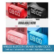 BT-506 Multi-Functional Bluetooth Speaker With Dual Alarm Clock