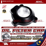 Oil Filter Cap Y15ZR Y16ZR MT15 FZ150 LC135 Y15 Y16 Engine Oil Filter Cover Exciter Transparent Can 