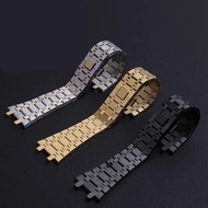 Watchband 21mm 26mm Men Women Full Stainless Steel Bracelet For AP ROYAL OAK 15400 26331 15500 Watch