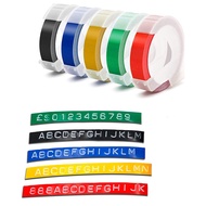 3D Label Refill Printer Ribbon PVC LABEL Motex E101 1610 12965 1880 Label Machine Tapes