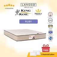 Lancco King Koil Prince Collection Super Spring Mattress (12”)